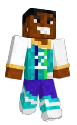 CaptainKrunkle's Minecraft skin wearing the Pan cape