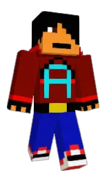 maroon and deep fir Minecraft skin — Classic model