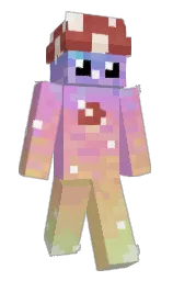 black and calico Minecraft skin — Slim model — first worn by Me_Mumi
