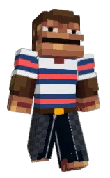 blue charcoal and gallery Minecraft skin — Classic model — first worn by bubunelo