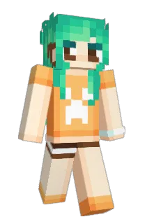 Front of Einilda's skin