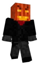 scarlet and black Minecraft skin — Classic model — first worn by CoolDudeNick
