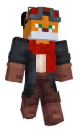 SrRexist's Minecraft skin wearing the Migrator cape