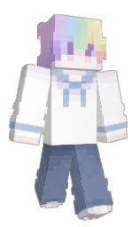 twilight blue and bali hai Minecraft skin — Classic model — first worn by vlllzwt
