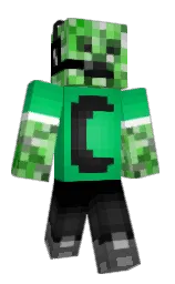 black and mine shaft Minecraft skin — Classic model — first worn by TP348
