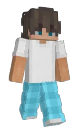 turquoise blue and armadillo Minecraft skin — Slim model — first worn by r3xist