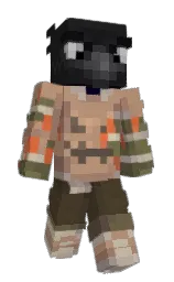 Crowanoke's Minecraft skin wearing the Hero cape