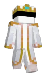 white and mischka Minecraft skin — Classic model — first worn by Starbennotfound