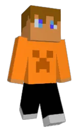 west side and black Minecraft skin — Classic model — first worn by happy735