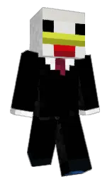 Giltrow's Minecraft skin wearing the Common cape