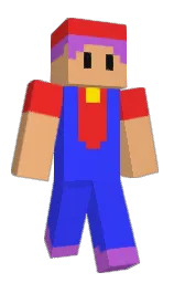 blue ribbon and tacao Minecraft skin — Classic model