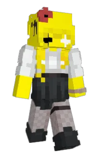Front of dinosearth's skin