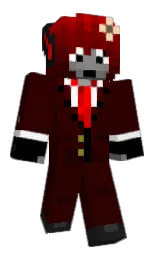 temptress and black Minecraft skin — Classic model — first worn by Ginkgo_Note8