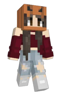 Front of Meggann's skin