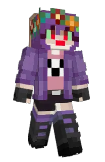 Front of catcawn's skin