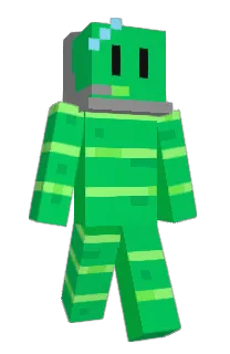 Front of SpargelAlien's skin
