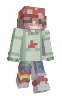 Front of Jersta's skin