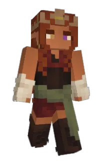Front of verehrt's skin