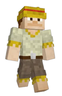 Front of BuckWHAT's skin