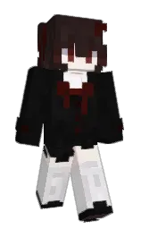 cod gray and cocoa brown Minecraft skin — Slim model