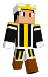 white and cod gray Minecraft skin — Classic model