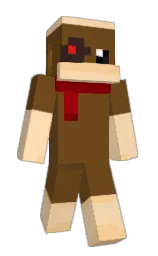 itzmonks's Minecraft skin wearing the Twisted cape