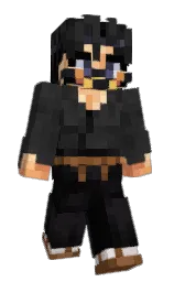 black and mine shaft Minecraft skin — Slim model