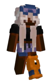 Front of Shwarky's skin