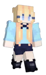 flesh and navajo white Minecraft skin — Slim model
