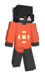 persimmon and tundora Minecraft skin — Slim model — first worn by m3owpocalypse