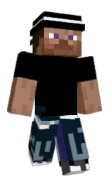 black and black pearl Minecraft skin — Classic model