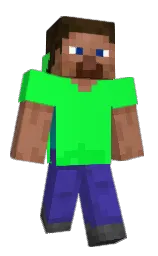 ParrotPenguin39's Minecraft skin wearing the Migrator cape