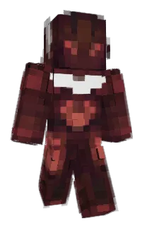 Front of reindiohead's skin