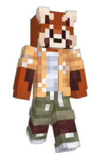 Front of Jackamyerson's skin
