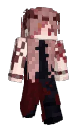 cinder and peach schnapps Minecraft skin — Slim model — first worn by AsherFace