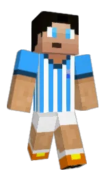 Ac3Alt15's Minecraft skin wearing the 15th Anniversary cape