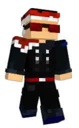 V0RTA's Minecraft skin wearing the Aurora cape