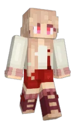 Yige's Minecraft skin wearing the Builder cape