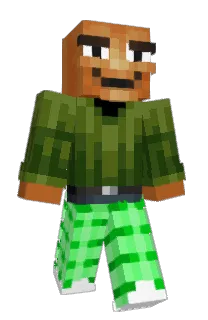 Front of Obeles's skin