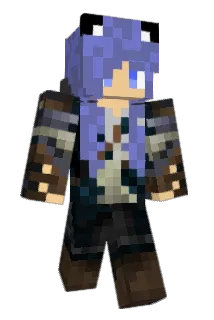 96cyan Minecraft avatar full body