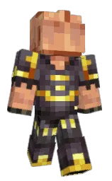 burning sand and apricot Minecraft skin — Classic model