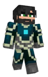 swamp green and white Minecraft skin — Classic model — first worn by ShadmanSwag