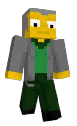 saint_p's Minecraft skin wearing the Migrator cape