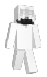 white and mine shaft Minecraft skin — Classic model — first worn by lunatic6th