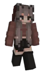 mine shaft and congo brown Minecraft skin — Slim model — first worn by MellTsuki