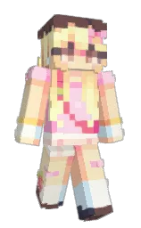 orange white and ferra Minecraft skin — Slim model