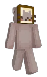 LadyInRed74's Minecraft skin wearing the Pan cape