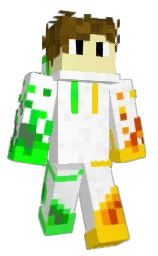 white and concrete Minecraft skin — Classic model