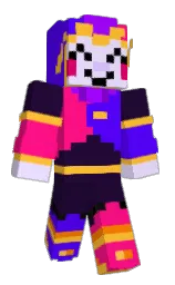 electric violet and violet Minecraft skin — Classic model — first worn by MurkoTheHe
