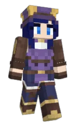 YurikaB's Minecraft skin wearing the Migrator cape